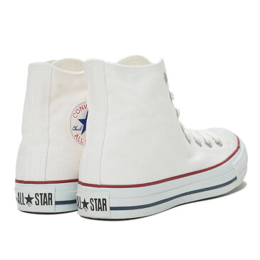 送料無料 コンバース CONVERSE オールスター HI スニーカー レディース メンズ キャンバス シューズ 定番 靴 ハイカット 男性 女性 白 オプティカルホワイト ALL STAR HI OPTICAL WHITE