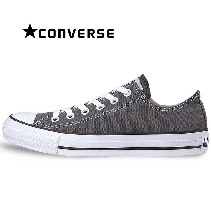 送料無料 コンバース CONVERSE オールスター OX スニーカー レディース メンズ キャンバス シューズ 定番 靴 ローカット 男性 女性 チャコール グレー ALL STAR OX CHARCOAL