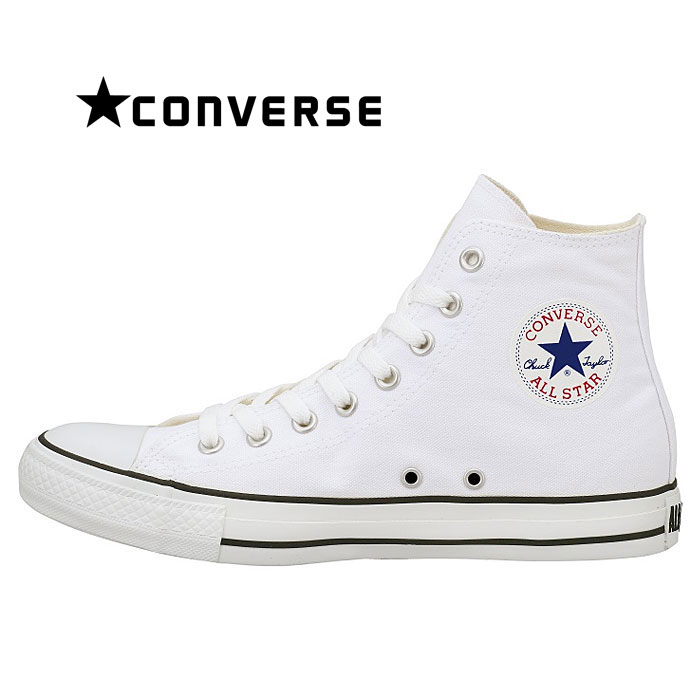 SALE コンバース CONVERSE オールスター カラーズ ハイカット スニーカー メンズ レディース キャンバス シューズ 白 ホワイト 男性 女性 ALL STAR COLORS HI WHITE/BLACK