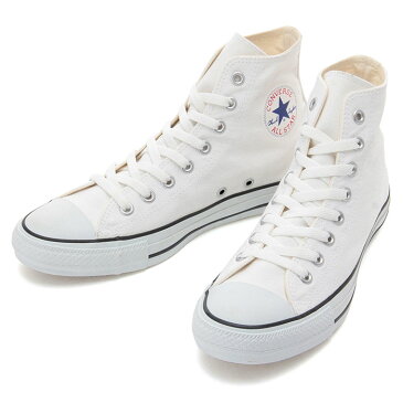 コンバース オールスター レディース カラーズ ハイカット スニーカー メンズ キャンバス シューズ 白 ホワイト CONVERSE ALL STAR COLORS HI WHITE/BLACK