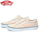 送料無料 バンズ オールドスクール スニーカー メンズ レディース ローカット スケートシューズ 定番 ピンク VANS OLD SKOOL COLOR THEORY PEACH DUST VN0007NTBM0 靴 くつ クツ