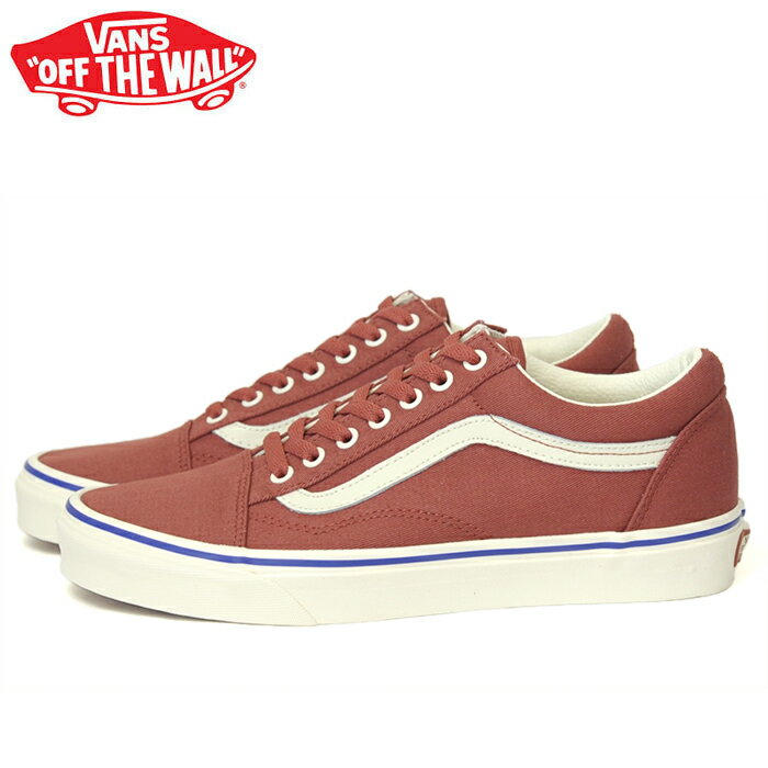 VAN バンズ オールドスクール スニーカー メンズ レディース ブラウン 茶 スケートシューズ 靴 くつ クツ VANS OLD SKOOL (RETRO CALI) MARSALA/SPECTRUM BLUE VN0A3WKT40J バーゲン