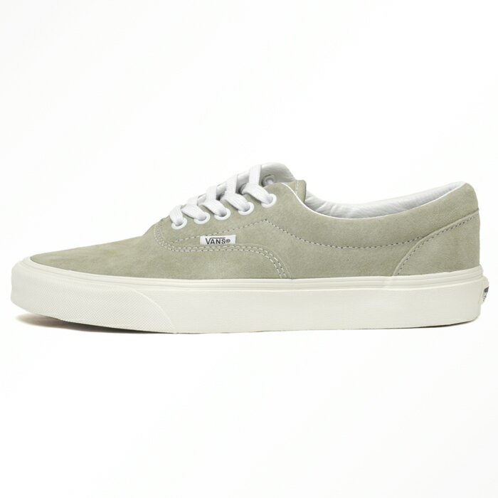 送料無料 バンズ エラ スニーカー スウェード メンズ レディース ローカット スケートシューズ 定番 グレー VANS ERA (PIG SUEDE) MOSS GRAY/SNOW WHITE 靴 くつ クツ VN0A5JMLB32