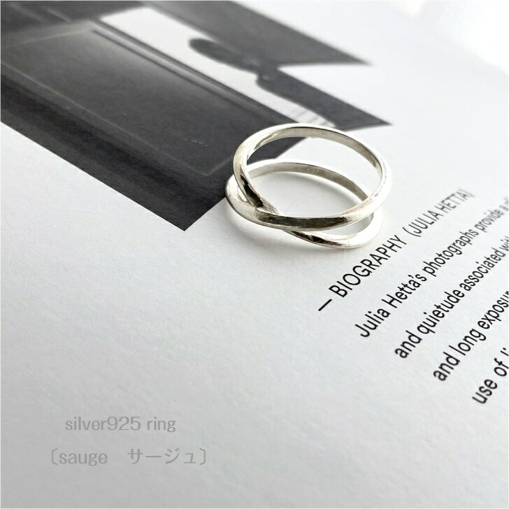 ['25년 9월 7번째 월간 우량 숍 수상] silver925 링 [sauge 사주] 여성 액세서리 링 실버 선물 반지 겹쳐서 패션 링 포멀 폭 넓은 폭 태 검지 손가락 심플