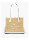 【SALE／65%OFF】エリー ストロー ラージ トート kate spade new york ケイトスペードニューヨーク バッグ トートバッグ ホワイト【RBA_E】【送料無料】[Rakuten Fashion]