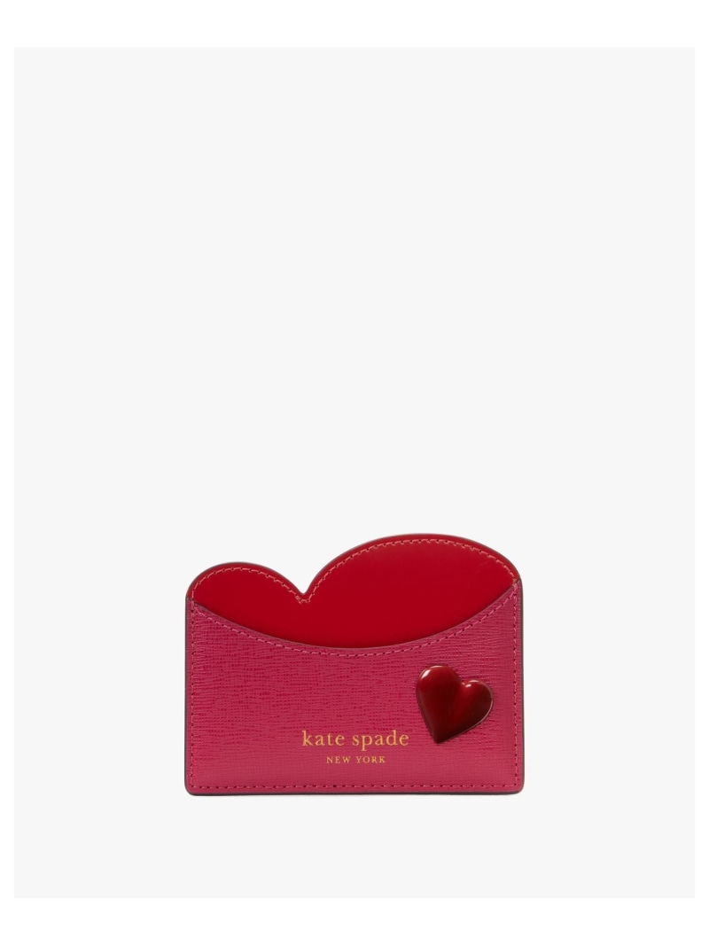 ケイト・スペード ニューヨーク ピッター パッター カード ホルダー kate spade new york ケイトスペードニューヨーク 財布・ポーチ・ケース 名刺入れ・カードケース レッド【送料無料】[Rakuten Fashion]