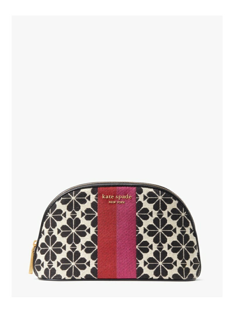 【SALE／50%OFF】スペードフラワー ジャカード ミディアム ドーム コスメティック ケース kate spade new york ケイトスペードニューヨーク 財布・ポーチ・ケース ポーチ【RBA_E】【送料無料】[Rakuten Fashion]