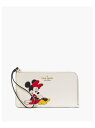 【SALE/64%OFF】ディズニー X ケイト・スペード ニューヨーク ミニーマウス ミディアム L-ジップ リスレット kate spade new yor...