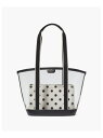 【SALE／65%OFF】クレア シースルー レイニング ドット プリント トート kate spade new york ケイトスペードニューヨーク バッグ トートバッグ ブラック【RBA_E】【送料無料】[Rakuten Fashion]