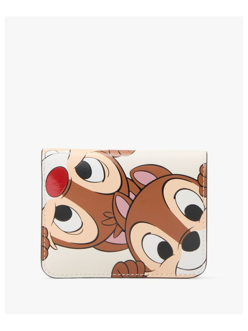 【SALE／64%OFF】ディズニー*ケイト・スペード ニューヨーク チップ&デール スモール バイフォールド ウォレット kate spade new york ケイトスペードニューヨーク 財布・ポーチ・ケース 財布 ホワイト【RBA_E】【送料無料】[Rakuten Fashion]のサムネイル