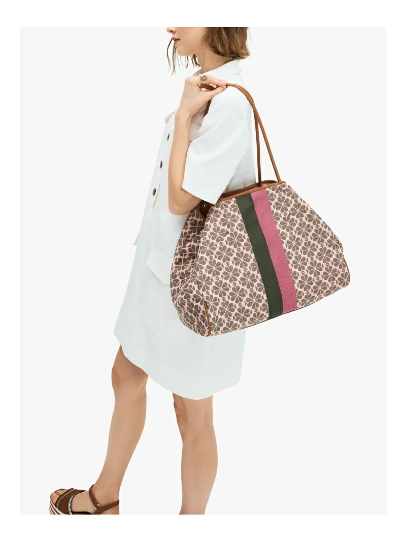【SALE／40%OFF】エブリシング スペード フラワー ジャカード ストライプ ラージ トート kate spade new york ケイトスペードニューヨーク バッグ トートバッグ ピンク【RBA_E】【送料無料】[Rakuten Fashion]のサムネイル