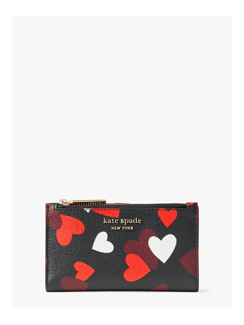 【SALE／50%OFF】スペンサー セレブレーション ハーツ スモール スリム バイフォールド ウォレット kate spade new york ケイトスペードニューヨーク 財布・ポーチ・ケース 財布 ブラック【RBA_E】【送料無料】[Rakuten Fashion]のサムネイル