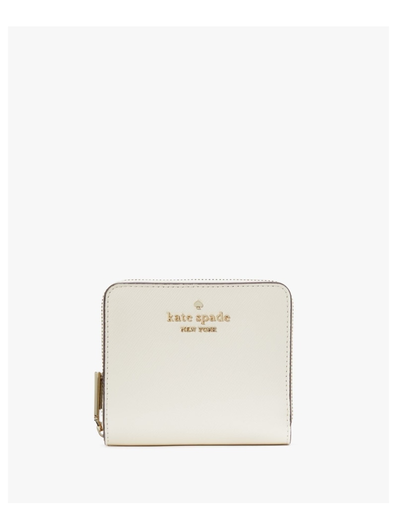 【SALE／65%OFF】ステイシー スモール ジップ アラウンド バイフォールド ウォレット kate spade new york ケイトスペードニューヨーク 財布・ポーチ・ケース 財布 ホワイト【RBA_E】【送料無料】[Rakuten Fashion]