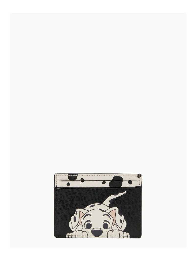 【SALE／50%OFF】ディズニー X ケイト・スペード ニューヨーク 101 ダルメシアン スモール スリム カード ホルダー kate spade new york ケイトスペードニューヨーク 財布/小物 パスケース/カードケース ブラック【RBA_E】【送料無料】[Rakuten Fashion]