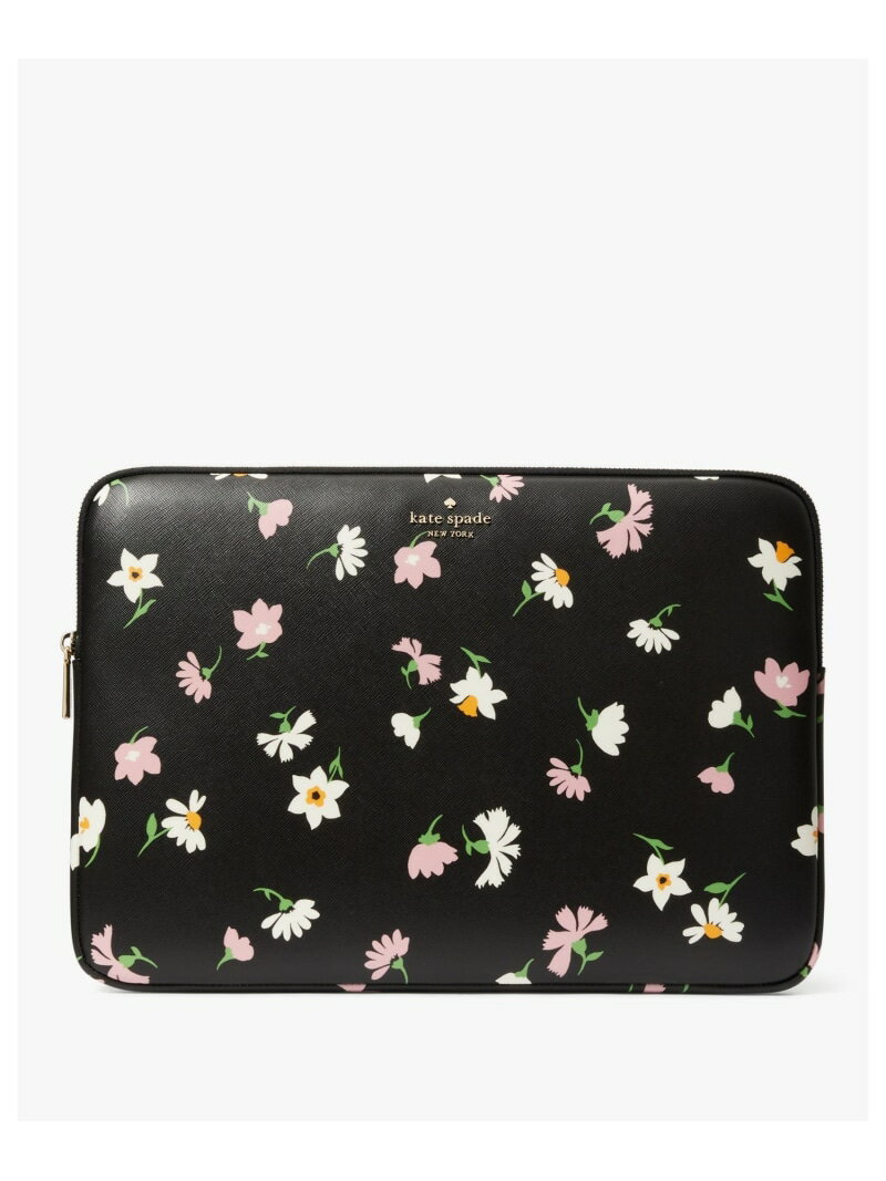 【SALE／75%OFF】マディソン フローラル ワルツ プリント ユニバーサル ラップトップ スリーブ kate spade new york ケイトスペードニューヨーク スマホグッズ・オーディオ機器 スマホ・タブレット・PCケース/カバー ブラック【RBA_E】【送料無料】[Rakuten Fashion]