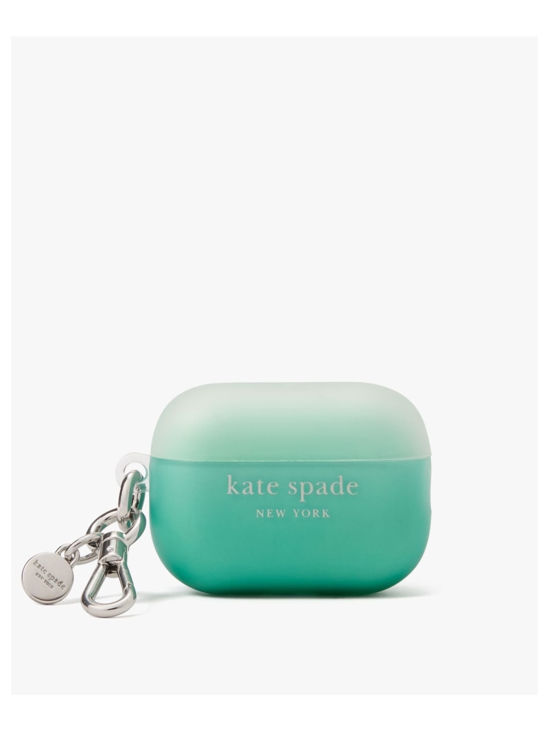 オンブル エアーポッズ Pro 第2世代 ケース kate spade new york ケイトスペードニューヨーク スマホグッズ・オーディオ機器 イヤホン・イヤホンケース・ヘッドフォン グリーン【送料無料】[Rakuten Fashion]