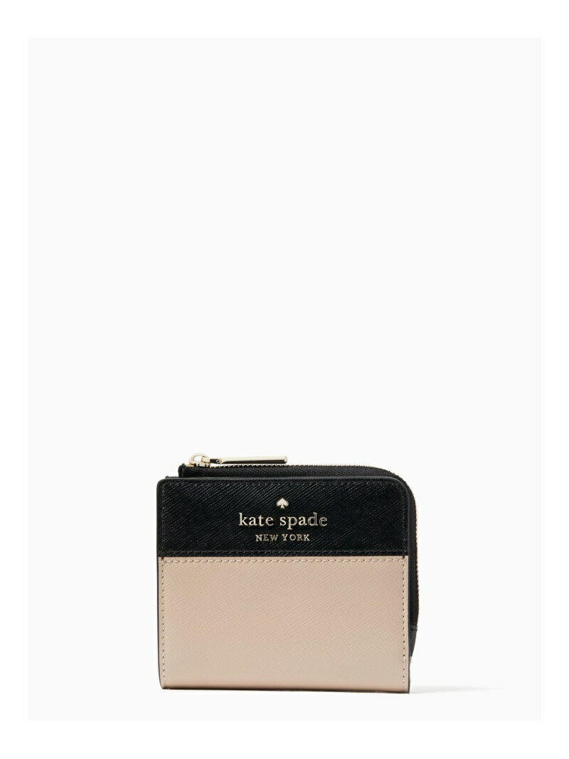 【SALE／50%OFF】ステイシー カラーブロック スモール L-ジップ バイフォールド ウォレット kate spade new york ケイトスペードニューヨーク 財布/小物 財布 ホワイト【RBA_E】【送料無料】[Rakuten Fashion]のサムネイル