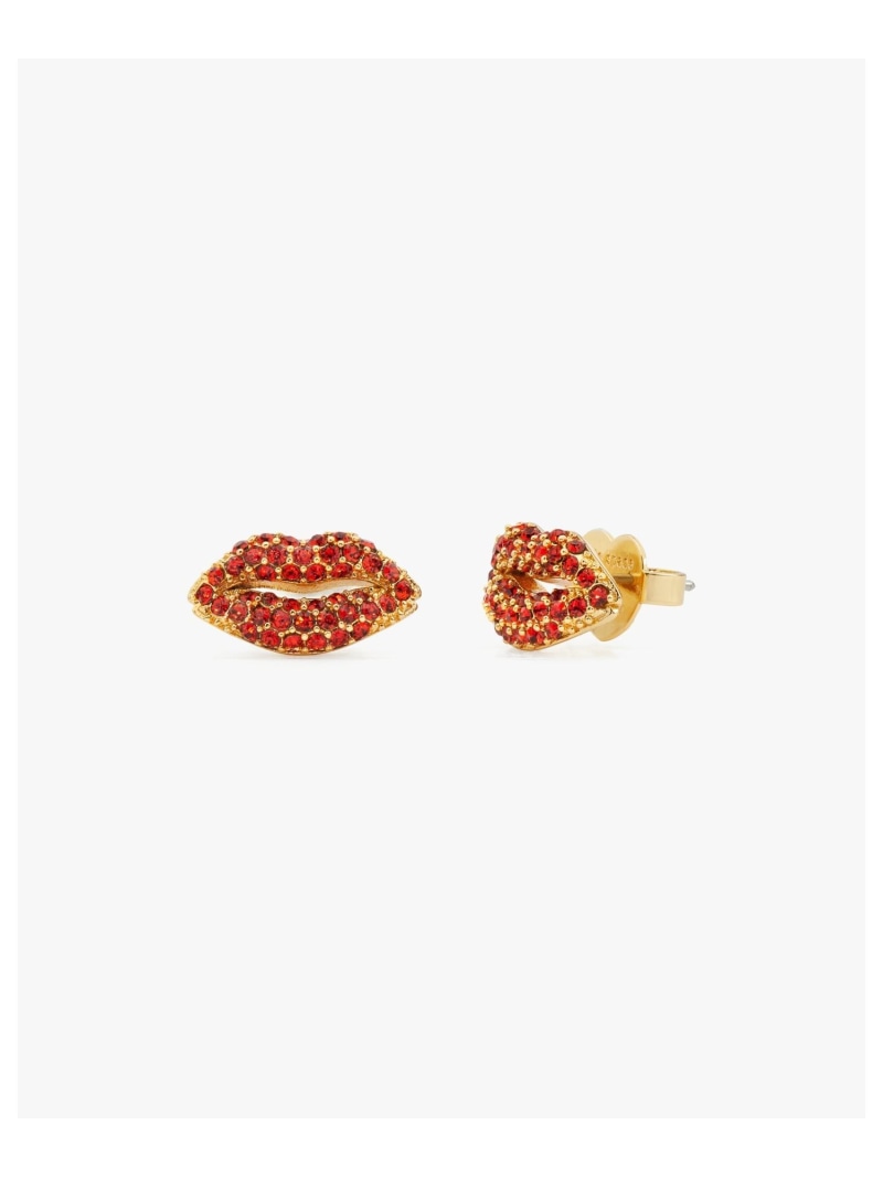 ケイト・スペード ニューヨーク 【SALE／50%OFF】ヒット ザ タウン リップ ピアス kate spade new york ケイトスペードニューヨーク アクセサリー・腕時計 ピアス レッド【RBA_E】【送料無料】[Rakuten Fashion]