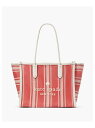 【SALE／65%OFF】エラ ビーチ チェア ストライプ メッシュ XL トート kate spade new york ケイトスペードニューヨーク バッグ トートバッグ レッド【RBA_E】【送料無料】[Rakuten Fashion]