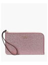 ケイト・スペード ニューヨーク 【SALE／65%OFF】ルーシー グリッター ミックスド マテリアル ミディアム L-ジップ リスレット kate spade new york ケイトスペードニューヨーク 財布・ポーチ・ケース 名刺入れ・カードケース ピンク【RBA_E】【送料無料】[Rakuten Fashion]