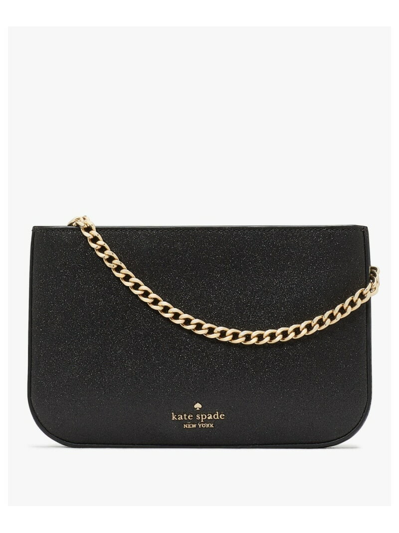 ケイトスペード 【SALE／50%OFF】グリマー グリッター ミックスド マテリアル ポシェット kate spade new york ケイトスペードニューヨーク バッグ その他のバッグ ブラック【RBA_E】【送料無料】[Rakuten Fashion]