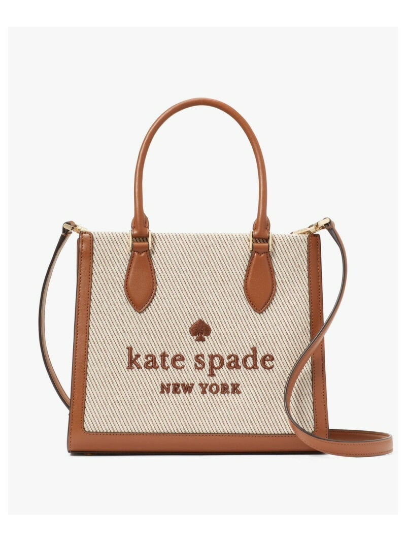 ケイト・スペード ニューヨーク 帆布・キャンバス トートバッグ レディース 【SALE／50%OFF】エリー キャンバス スモール トート kate spade new york ケイトスペードニューヨーク バッグ トートバッグ ブラウン【RBA_E】【送料無料】[Rakuten Fashion]