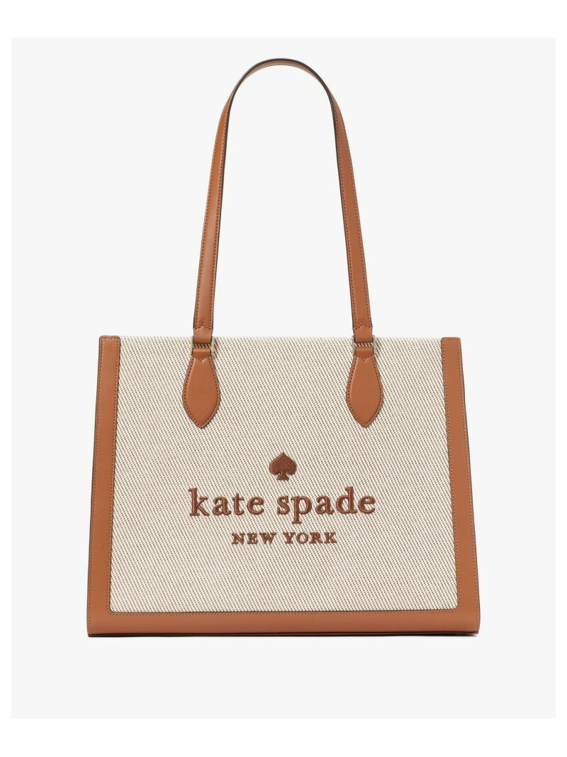 【SALE／65%OFF】エリー キャンバス ラージ トート kate spade new york ケイトスペードニューヨーク バッグ トートバッグ ブラウン【RBA_E】【送料無料】[Rakuten Fashion]