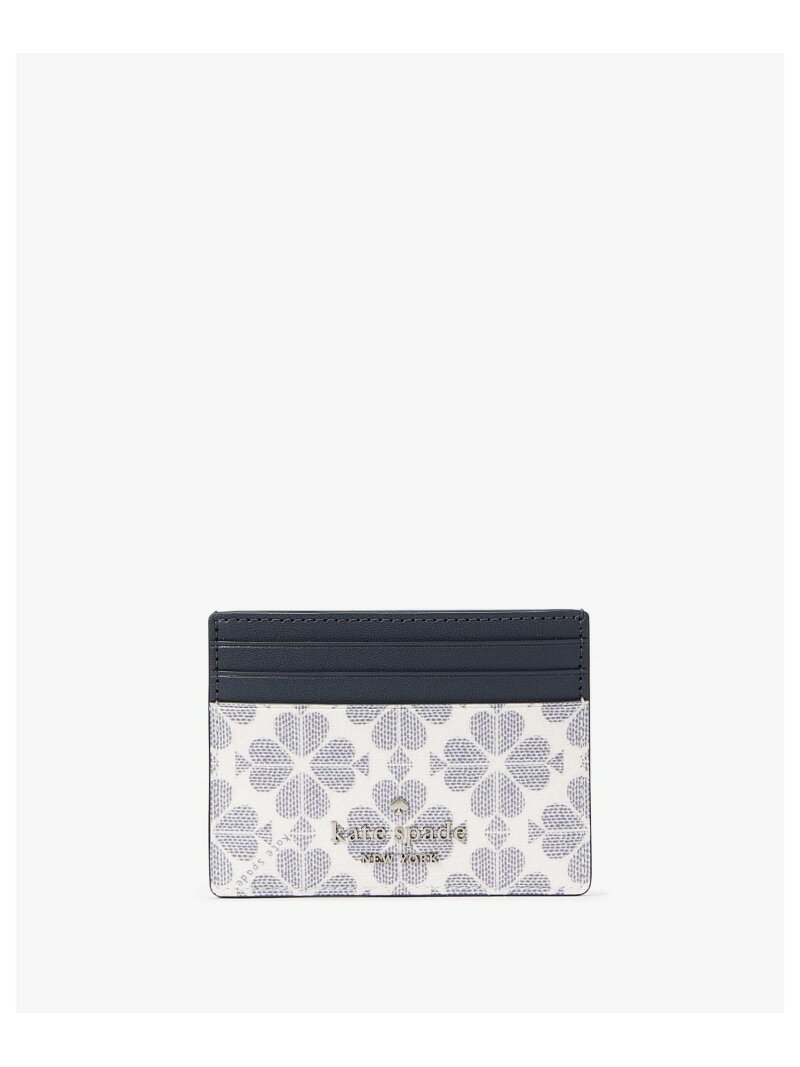 ケイト・スペード ニューヨーク 【SALE／65%OFF】スペード フラワー コーテッド キャンバス スモール スリム カード ホルダー kate spade new york ケイトスペードニューヨーク 財布・ポーチ・ケース 名刺入れ・カードケース【RBA_E】【送料無料】[Rakuten Fashion]