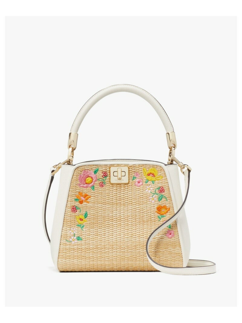 【SALE／65%OFF】フィービー エンブロイダード ストロートップ ハンドル サッチル kate spade new york ケイトスペードニューヨーク バッグ ハンドバッグ ホワイト【RBA_E】【送料無料】[Rakuten Fashion]