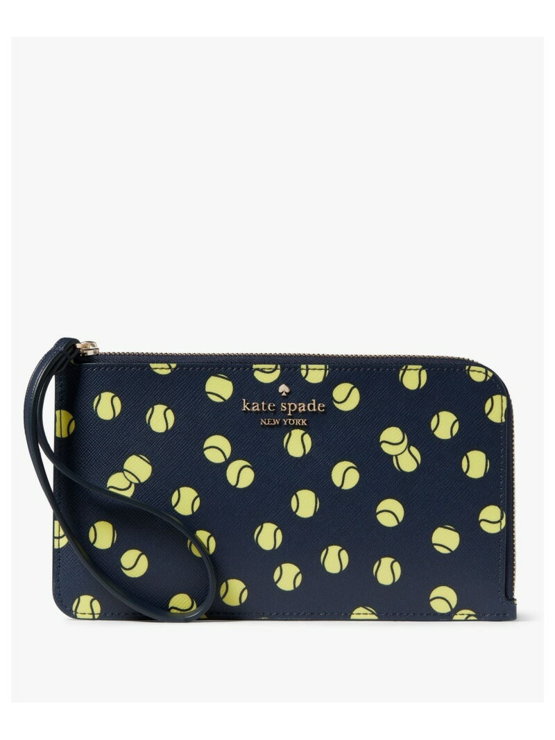 ケイトスペード ポーチ（レディース） 【SALE／50%OFF】ルーシー テニス トス プリント ミディアム L-ジップ リスレット kate spade new york ケイトスペードニューヨーク 財布・ポーチ・ケース ポーチ【RBA_E】【送料無料】[Rakuten Fashion]