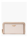 ケイトスペード ポーチ（レディース） モーガン カラーブロック ジップ アラウンド コンチネンタル ウォレット kate spade new york ケイトスペードニューヨーク 財布/小物 財布 ピンク【送料無料】[Rakuten Fashion]