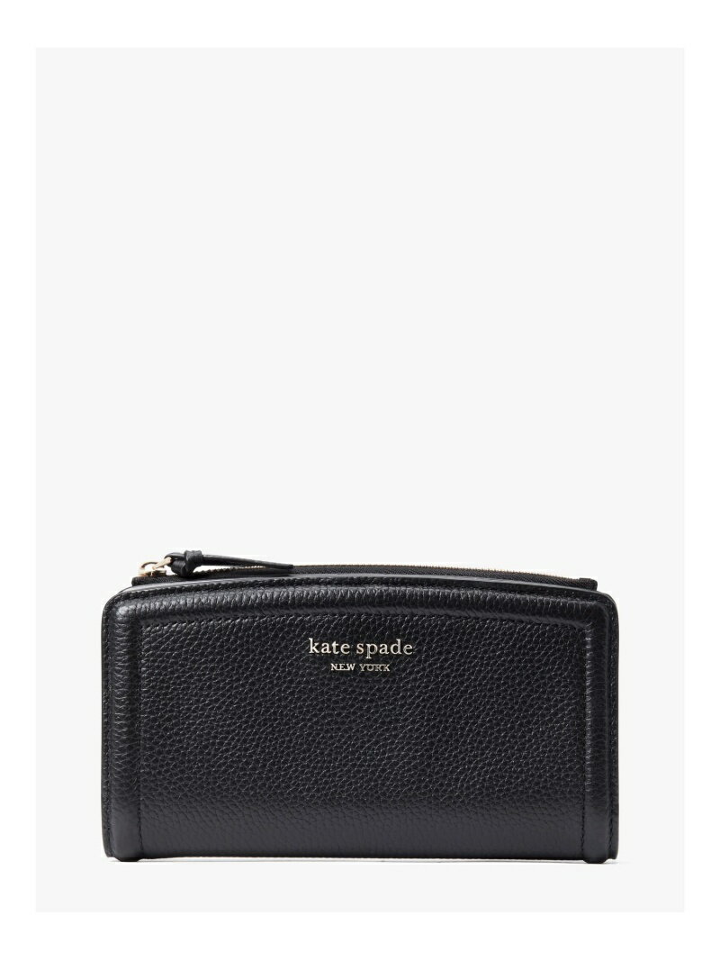 ケイトスペード ポーチ（レディース） 【SALE／50%OFF】ノット ジップ スリム ウォレット kate spade new york ケイトスペードニューヨーク 財布・ポーチ・ケース 財布 ブラック【RBA_E】【送料無料】[Rakuten Fashion]