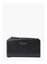 【SALE／55%OFF】ノット ジップ スリム ウォレット kate spade new york ケイトスペードニューヨーク 財布・ポーチ・ケース 財布 ブラック【RBA_E】【送料無料】[Rakuten Fashion]