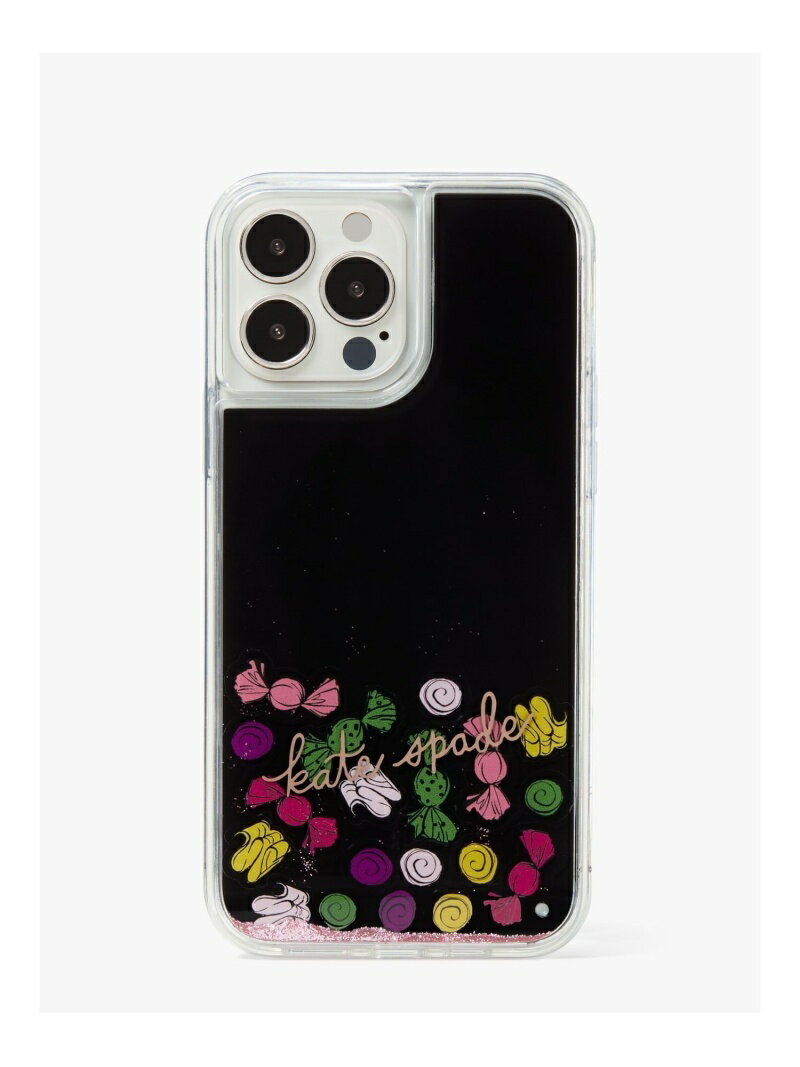 【SALE／50%OFF】ガラ リキッド グリッター アイフォン 13 PRO MAX ケース kate spade new york ケイトスペードニューヨーク スマホグッズ・オーディオ機器 スマホ・タブレット・PCケース/カバー ブラック【RBA_E】[Rakuten Fashion]