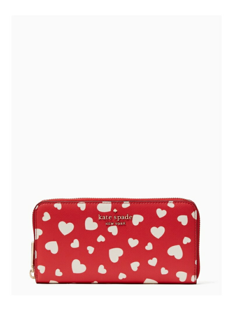 ケイトスペード ポーチ（レディース） 【SALE／70%OFF】ステイシー ハート ポップ ラージ コンチネンタル ウォレット kate spade new york ケイトスペードニューヨーク 財布・ポーチ・ケース 財布 レッド【RBA_E】【送料無料】[Rakuten Fashion]