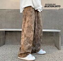 花柄 ズボン パンツ ボトムス ゴム ロング ワイド 大きいサイズ ビッグ ハイウエスト フラワー ジャージ スウェット 下 ダンス 衣装 ヒップホップ HIP...