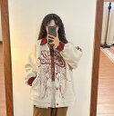 ♪M~2XL展開♪ベースボールジャケット スタジャン スカジャン アウター ジャケット ブルゾン ジャンパー 天使 ヒップホップ HIPHOP 韓国 おしゃれ ビッグ ゆったり ストリート オーバーサイズ ビッグシルエット レディース メンズ 奇抜 派手