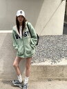 ロゴ パーカー フーディー 長袖 トップス カットソー トレーナー フード 裏起毛 ビッグ 大きいサイズ ゆったり 長め ダンス 衣装 ヒップホップ HIPHO...