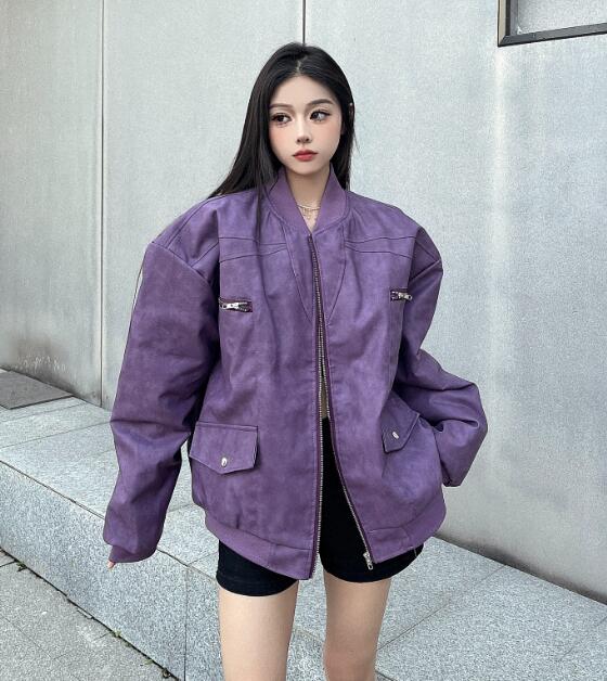 樂天商城 - アウター　ブルゾン　ジャケット　ジャンパー　ダウン　レザー　ビッグ　大きいサイズ　ヒップホップ　HIPHOP　レディース　メンズ　ガールズ　韓国　個性的　奇抜　かっこいい