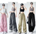 カーゴパンツ パンツ ズボン ボトムス スウェット ロング ワイド 太い 太め 大きいサイズ ジャージ ゆったり ダンス 衣装 ダンス イベント文化祭 コス...