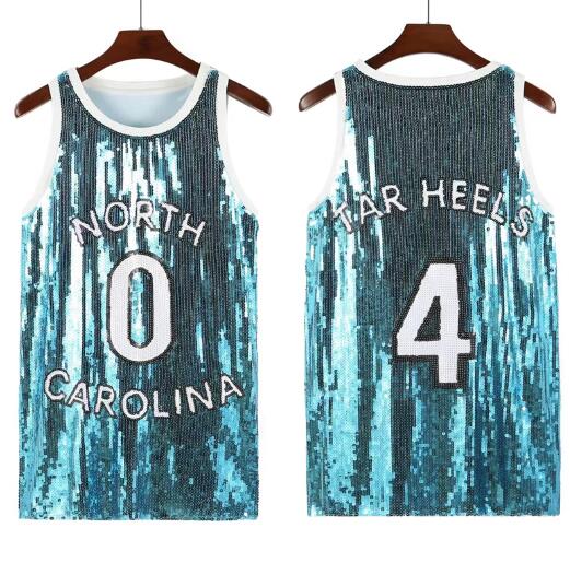 ロゴ　スパンコール　キラキラ　カットソー　ベスト　トップス　ダンス　衣装 ゆったり　ヒップホップ　HIPHOP　レディース　ガールズ..