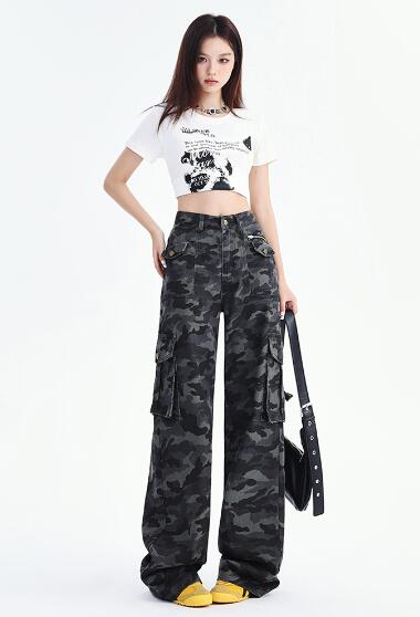 S~XL展開迷彩ミリタリーカーゴパ...