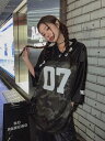 ユニフォーム風 メッシュ ロゴ ナンバー 半袖 五分袖 トップス カットソー tシャツ ロゴ ベースボール スポーツ ダンス 衣装 ヒップホップ HIPHOP...