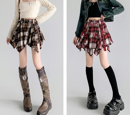 プリーツスカートキュロットスカパン...