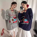 ハート 長袖 トップス カットソー トレーナー グレー ネイビー ベージュ 長め ダンス 衣装 ヒップホップ HIPHOP レディース ガールズ ストリート 韓...