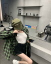 チェック柄 長袖 トップス シャツ ブラウス ビッグシルエット ゆめかわいい 奇抜 派手 ダンス 衣装 ヒップホップ コスチューム 大きいサイズ 個性的 服 ...