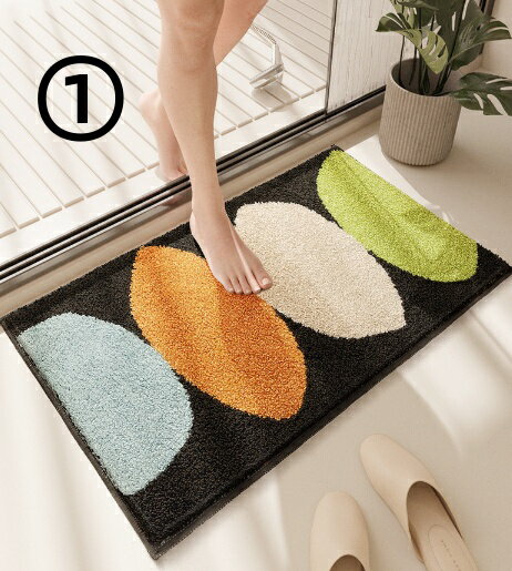 樂天商城 - 45cm×65cm　バスマット　足ふきマット　おしゃれ　韓国　雑貨　インテリア　マット　速乾　お風呂　北欧　絨毯　かわいい　洗える　室内　タオル地　柔らかい　滑り止め　吸水　シンプル