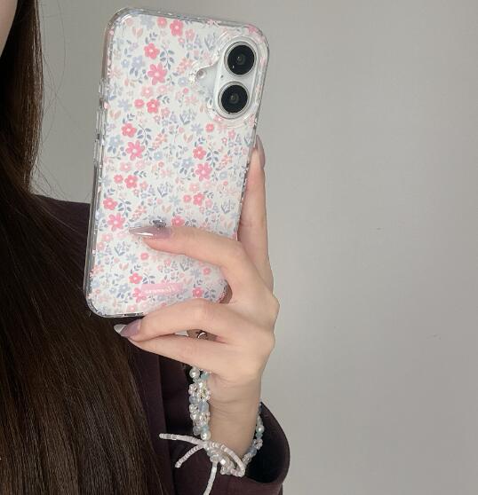 乐天商城 - お花 iPhoneケース おしゃれ 韓国 可愛い 薄型 軽量 耐衝撃 アイフォンケース スマホケース カバー
