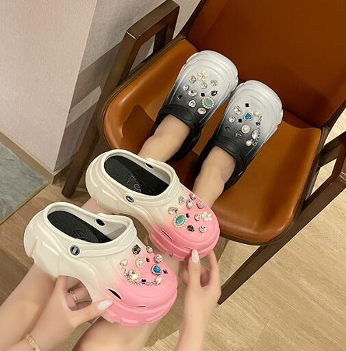 樂天商城 - ストーン　マーブル　厚底サンダル かわいい 靴 くつ サンダル 女性 歩きやすい 通気性 履きやすい 軽い サンダル 快適 厚底