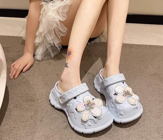 乐天商城 - 厚底サンダル 靴 　くつ 　サンダル　 女性　 歩きやすい　 履きやすい 軽い サンダル　快適 　厚底　室外　室内　外　かわいい　韓国
